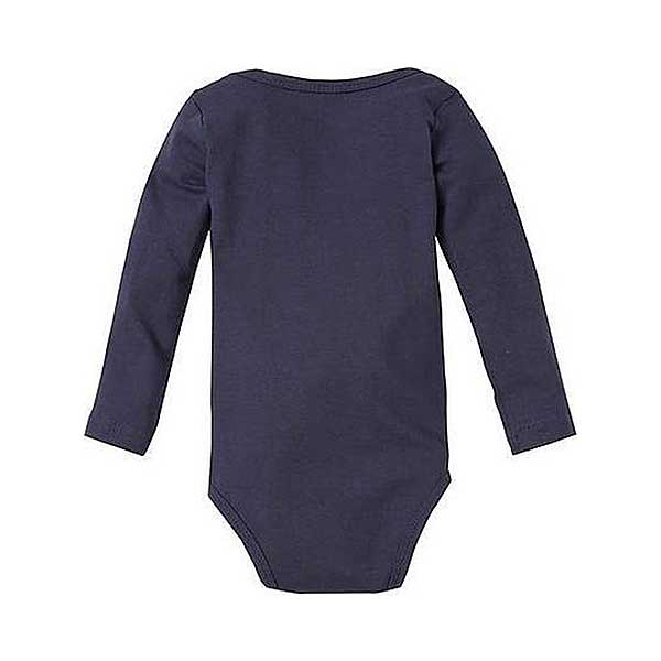 Een makkelijk basic rompertje in de kleur donkerblauw uit de collectie basics van Dirkje Babywear. Rompertje heeft lange mouwen en is gemaakt van katoen.