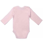 Een makkelijk basic rompertje in de kleur roze uit de collectie basics van Dirkje Babywear. Rompertje heeft lange mouwen en is gemaakt van katoen.