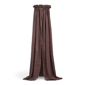 Maak met deze mooie bruine ledikantsluier van het merk Jollein uit het Design Basics een heerlijke knusse slaapplek voor jouw kleintje.