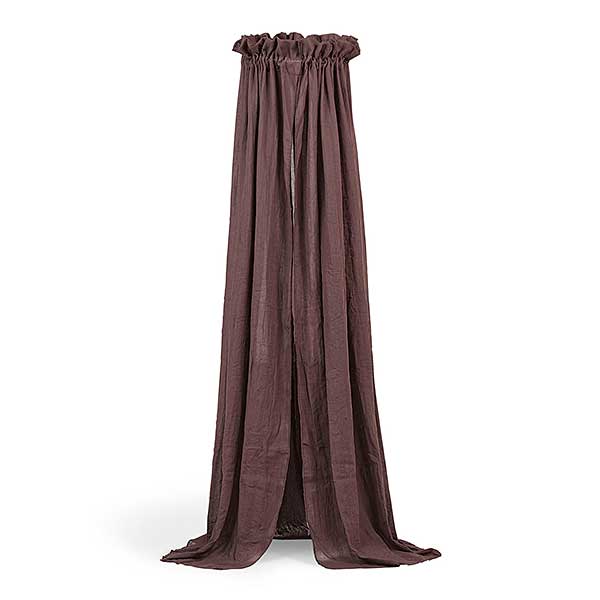 Maak met deze mooie bruine ledikantsluier van het merk Jollein uit het Design Basics een heerlijke knusse slaapplek voor jouw kleintje.