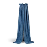 Maak met deze mooie blauwe ledikantsluier van het merk Jollein uit het Design Basics een heerlijke knusse slaapplek voor jouw kleintje.