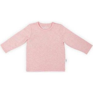 Een leuk roze shirtje met lange mouw uit de collectie Speckled Blue van Jollein. Het shirtje heeft een fijne spikkels in verschillende kleurtjes. Gemaakt van biologisch katoen.