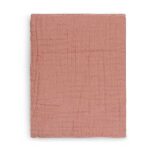 Zacht lakentje gemaakt van hydrofiel katoen in de kleur Rosewood van Jollein. Heerlijk zacht en zeer geschikt voor de tere en gevoelige babyhuid.