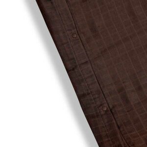 Aankleedkussenhoes hydrofiel Wrinkled Chestnut - Donkerbruin - 50 x 70 cm - Jollein