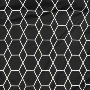 Dekbedovertrek Grid Black/White - Zwart/Wit - 120 x 150 cm - Briljant Baby