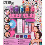 Leuke make-up set voor de hippe dametjes onder ons. Deze set is 16-deligDeze make-up is speciaal gemaakt voor kinderen. Komt uit de collectie van Create-it!