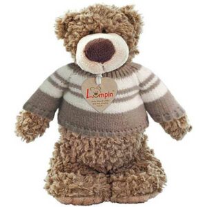 Knuffel Denis bear sweater - Beige - 22 cm - Lumpin
