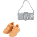 Tienerpop Laura met koptelefoon van Toi Toys in grijs en wit met accessoires en trendy outfit