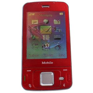 Johntoy kunststof mobiele speelgoed telefoon - rood