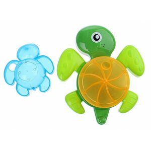 Jonotoys kunststof badspeelgoed schildpad - groen/blauw