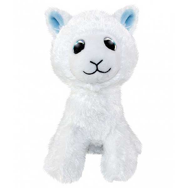 Lama Camille is een 15 cm grote Lumo Star. Ze heeft een mooie witte vacht en de binnenkant van haar oortjes zijn lichtblauw. Hey Hallo! Speel je graag in het gras? Dan wil je misschien wel met Camille spelen?