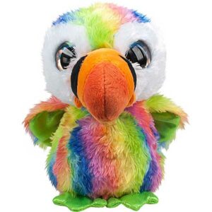 Lumo Stars knuffel Puffin Lenni - papagaaiduiker multicolour - 15 cm