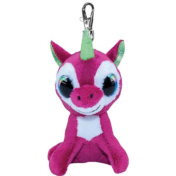 Unicorn Taiga is een 8,5 cm grote sleutelhanger. Taiga heeft een mooie felgekleurde vacht. Lumo Stars zijn de zachtste en mooiste pluchen knuffeldieren met lief kijkende ogen