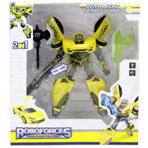 Robot Roboforces - Geel/Zilver 19 cm - Toi-Toys