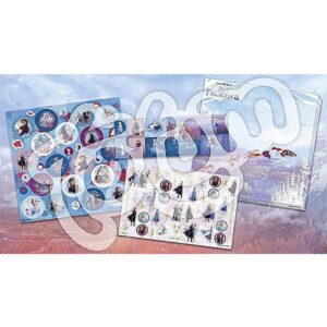 Frozen II Stickerbox - 3 stickervellen - Totum