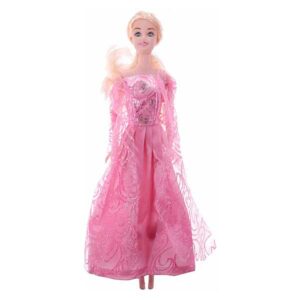 Tienerpop met accessoires - Roze - Blond haar - 29 cm - Eddy Toys