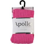 Deze leuke maillot in de kleur Fuchsia/Roze van het merk Apollo zorgt er voor dat je kindje geen koude beentjes krijgt als ze een jurkje of rokje draagt met de wat koudere dagen.