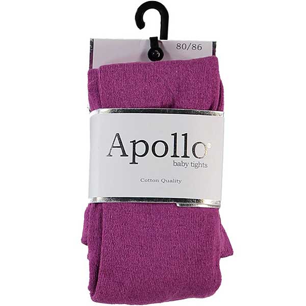 Deze leuke maillot in de kleur Mauve/Paars van het merk Apollo zorgt er voor dat je kindje geen koude beentjes krijgt als ze een jurkje of rokje draagt met de wat koudere dagen. 