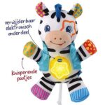 De swingende zebra. Dans, swing en zing samen met de knuffelrock zebra van Vtech. Speel met deze vrolijke zebra en luister naar rock liedjes, melodietjes en geluidjes.