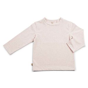 Een lief shirt met lange mouwen in de kleur roze melange komt uit de collectie Hearts van Frogs and Dogs. Een schattig shirtje voor jouw kleine meid. 