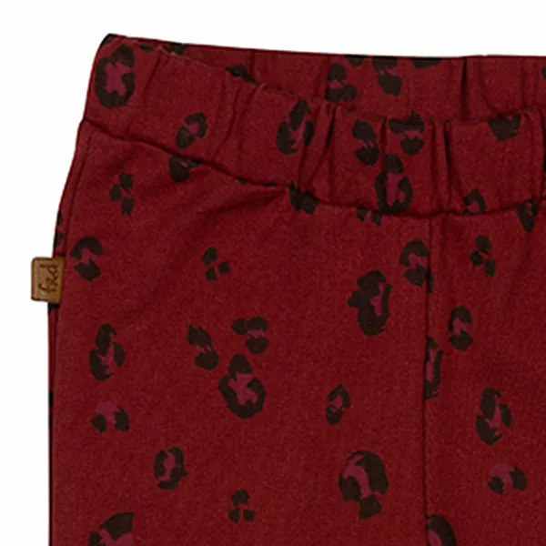 Een lief broekje uit de Wild about You collectie van Frogs and Dogs. Dit lief broekje is gemaakt van zacht katoen met een panterprint.