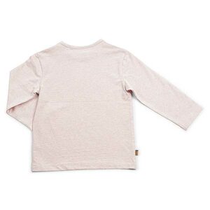 Een lief shirt met lange mouwen in de kleur roze melange komt uit de collectie Hearts van Frogs and Dogs. Een schattig shirtje voor jouw kleine meid. 