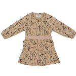 Een schattig jurkje voor jouw kleine meid uit de collectie Winter Flower van Frogs and Dogs. Het jurkje heeft een print van winterbloemen in de kleur bruin & paars.