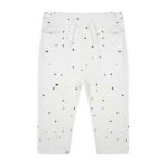 Deze leuke legging Dots Cloud Dancer komt uit de collectie van Little Indians. De legging heeft een elastisch band met een koordje.