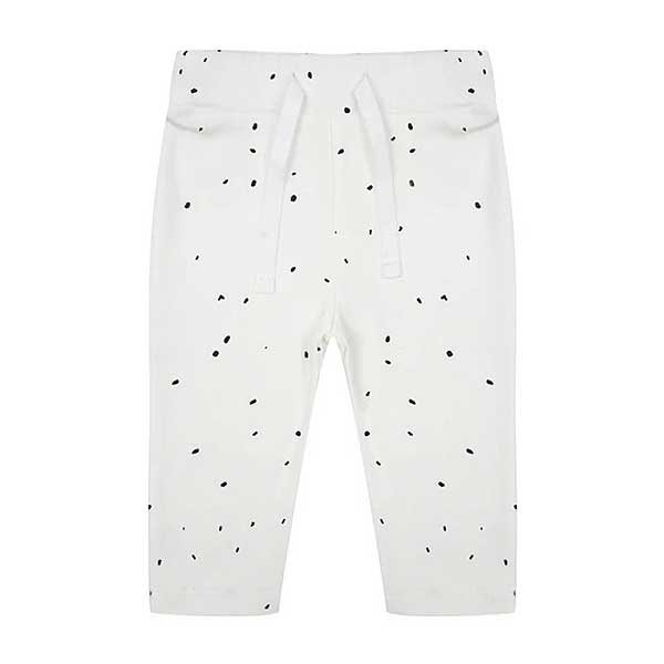 Deze leuke legging Dots Cloud Dancer komt uit de collectie van Little Indians. De legging heeft een elastisch band met een koordje.