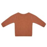 Dit mooie shirt lange mouw Amber Brown komt uit de collectie van Little Indians. Het shirtje heeft een overslagsluiting. Gemaakt van biologisch katoen.