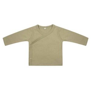 Dit mooie shirt lange mouw Sponge komt uit de collectie van Little Indians. Het shirtje heeft een overslagsluiting. Gemaakt van biologisch katoen.