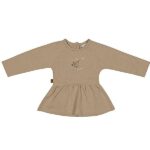 Een lieve shirt met lange mouw in de kleur beige uit de collectie Winter Flower van Frogs and Dogs met de tekst Fly for You. Shirtje heeft een leuk schootje.