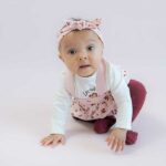 Een schattig roze rokje met bretels voor jouw kleine meid uit de collectie Wild about You van Frogs and Dogs. Het rokje heeft een speelse panterprint.