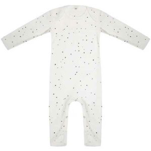 Een leuk boxpakje Cloud Dancer voor jouw kleintje met een stippenprint in de kleuren wit en zwart uit de collectie van Little Indians.