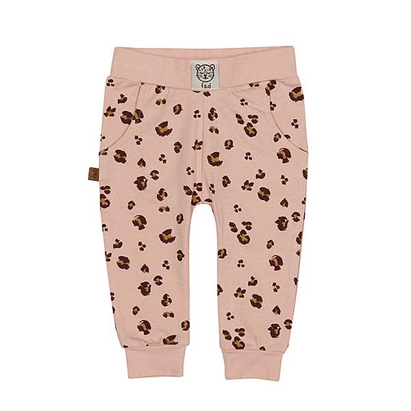 Een lief broekje uit de Wild about You collectie van Frogs and Dogs. Dit lief broekje is gemaakt van zacht katoen met een panterprint.