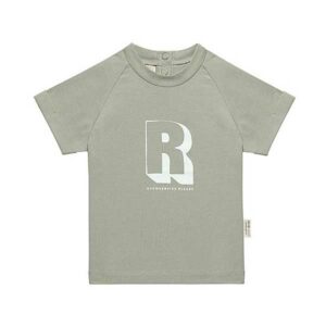 Shirt korte mouw Roomeservice - Groen/Wit - Little Indians