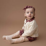 Frogs and Dogs baby legging zacht roze met logodetail uit de Little Robin collectie