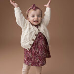 Frogs and Dogs baby legging zacht roze met logodetail uit de Little Robin collectie