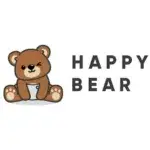 Logo van HappyBear Diapers, duurzaam merk voor wasbare luiers en oefenbroekjes