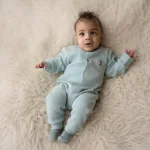 Een heerlijk zacht boxpakje in de kleur lichtblauw van Polar Adventure uit de collectie van Frogs and Dogs. Het boxpakje is ook geschikt om mee te slapen.