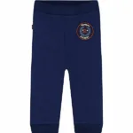 Dit stoere broekje is effen blauw van kleur met een patch. Dit broekkje is gevoerd en komt uit de Handsome Academy collectie van Frogs and Dogs. Zeer geschikt voor koud weer.