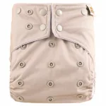 Een makkelijke wasbare pocketluier in het design Nougat. Deze luier is te gebruiken vanaf de geboorte tot zindelijkheid. Met dubbele lekgoten en verwijderbare booster voor extra absorptie.