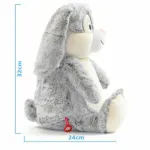 Afmeting van Cubbies konijn & unicorn zittend.