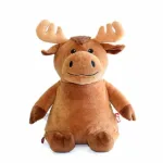 Cubbyford is een stoere eland met een mooi gewei. Hij is gemaakt van gladde bruine pluche en zijn voetjes en handjes zijn iets donkerder van kleur. Boven op zijn hoofd heeft hij een 'kuif' en een mooi zicht gewei.