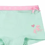 Een leuk setje mintgroen ondergoed Horse van FunderWear. Het setje bestaat uit 2 onderbroekjes en 1 hemdje. Beide onderbroekjes hebben een andere print. Gemaakt van zacht katoen.