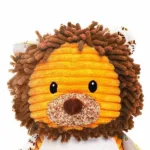 Sensory Numbutu is een heel lief en zacht knuffelleeuw. Numbutu heeft een corduroy lichaam in de kleur oranje. Hij heeft zwarte ogen een een bruin gebreide kin en mooie bruine manen.