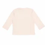 Een schattig roze shirt van zacht katoen met lange mouw van Flowers & Butterflies. Het shirtje heeft op de voorzijde een print van bloemen en de tekst Little Flowers.
