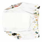 diverse dieren zoals een haan, kip, geit, paard en een boerderijschuur.