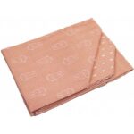 Hydrofiele multidoeken of luiers van Briljant Baby van het design Nijntje Smile Coral Pink. De multidoeken bestaan uit 3 doeken. De doeken hebben allemaal een oranjeroze ondergrond maar een verschillende bedrukking in het wit. Namelijk 1x Nijntje, 1x kruizen & 1x sterren.