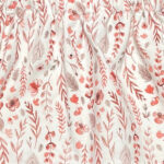 Een schattig wit rokje met een leuke print van frambozen & bladeren. Het rokje heeft een elastische gerimpelde tailleband en een gezoomde onderkant.